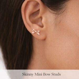 Kate Spade Skinny Mini Bow Studs